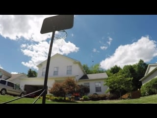 Gopro basketball trampoline trickshots with kevin libertowski