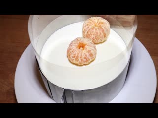 Мандариновый чизкейк с желе фруктовый желейный торт | tangerine cheesecake jelly jello cake