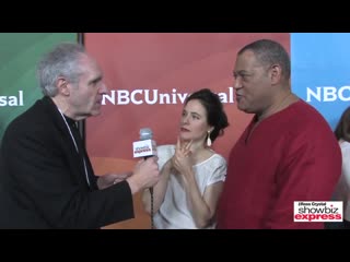 Hannibals laurence fishburne & caroline dhavernas talk w ross crystal