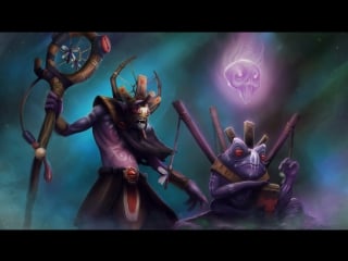 Dota 2 клоз некрос танцует voo doo !