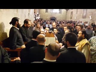 Father romanos hannat with al balamand monastery choir doxology hijaz kar (mitri almorr) mp4