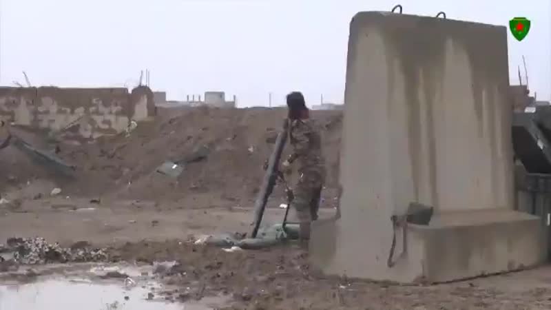 Курдские формирования в боях за окраины городка бахра в провинции дейр эз зор