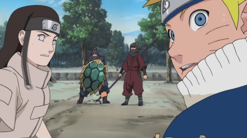 Наруто, неджи и тентен против гамеру и кусуне