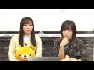 181227 nmb48 no shabekuri hour #19 (nishizawa rurina & ijiri anna)