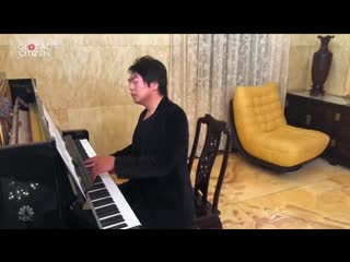 «the prayer» lang lang, lady gaga, celine dion, andrea bocelli, john legend «one world together at home»