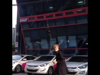 [fancam] дэхён покидает здание ts entertainment