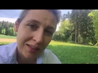 Das solltet ihr euch mal ansehen, was alice weidel (afd) euch zu sagen hat!