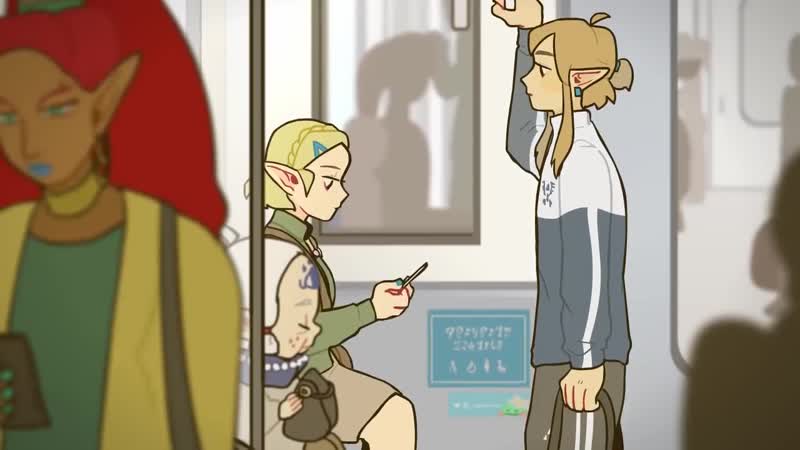 Commute a zelink fan animation (botw au)