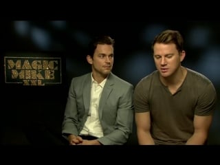 Interview with channing tatum matt bomer for magic mike xxl, buzz ote tv