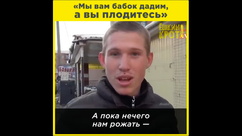 «мы вам бабок дадим, а вы плодитесь»