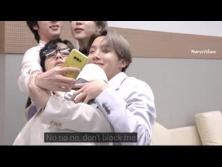 Hoseok hugs taehyung from the back (200304 bangtan bomb)