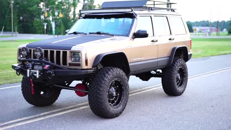 Davis autosports baddest lifted jeep cherokee for sale ! custom everything