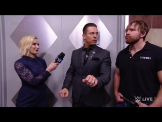 Dean ambrose executes a sneak attacks on the miz׃ smackdown live wild card finals, dec 27, 2016