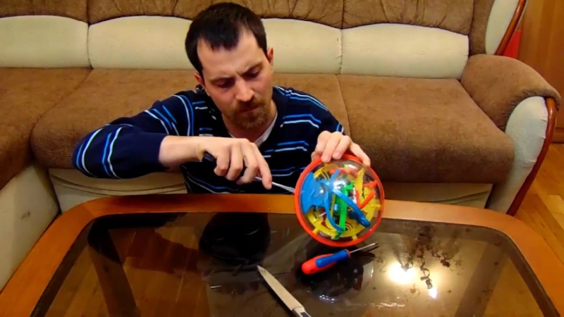 Как разобрать и отремонтировать головоломку шар лабиринт перплексус