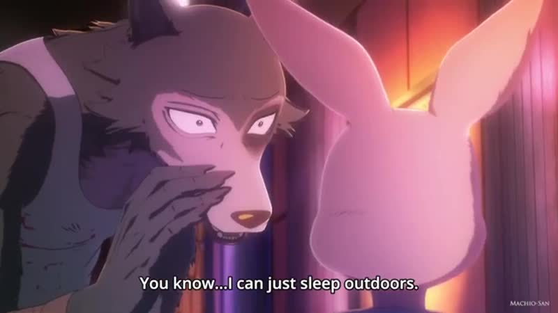 Beastars legosi x haru hotel rose dubbed русское видео смотря  