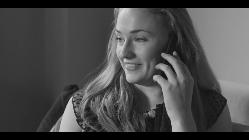 Софи тернер sophie turner в короткометражном фильме уход\the departure