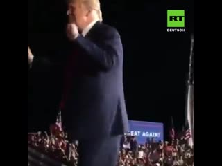 Siegessicher? trump tanzt sich ins präsidentenamt