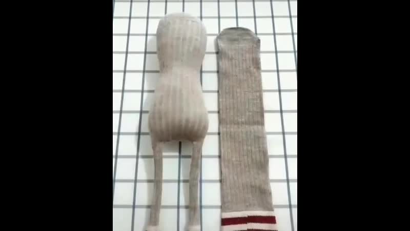 Супер игрушка из носка