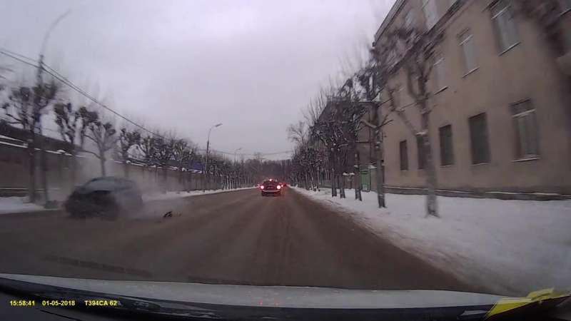 На улице горького произошло крупное дтп