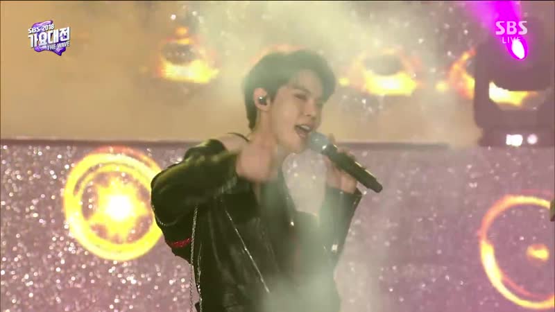 181225 doyoung x dk x jaehwan x seungyoon x jb don't stop me now (queen cover) @ sbs gayo daejun
