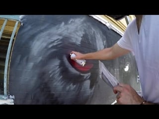 Three saints huge street art mural los angeles kiptoe