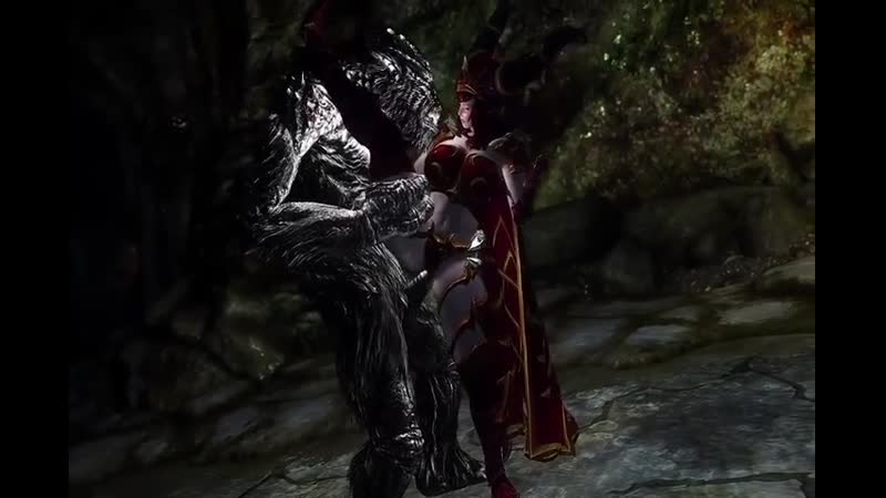 Skyrim red dragon queen alexstrasza troll sex