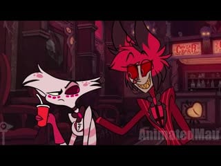 Это просто сода! анимация // (эйнджел и аластор) hazbin hotel animation animatedmau