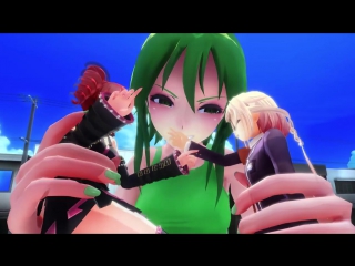 [az] mmd giantess growth gumis bigger day (no sound)