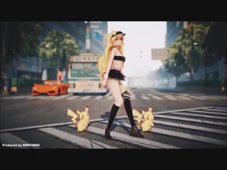 【mmd】dindondan ¦ 🔥 pika pika pikachu [hd] dance music video