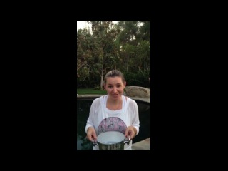 Beverley mitchell als ice bucket challenge