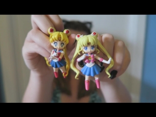 Sailor moon crystal atsumete figures vol 1 unboxing comparison