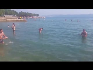 Bosnian guys playing frisbee