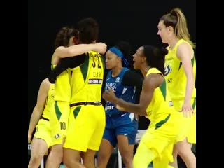 The buzzer beater from alysha clark