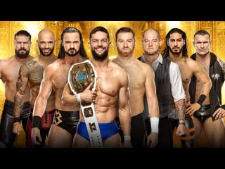 Andrade ricochet drew mcintyre finn balor sami zayn corbin mustafa ali randy orton brock lesnar (vs) money in the bank (2019)