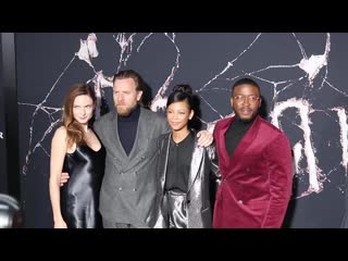 Ewan mcgregor, rebecca ferguson, kyliegh curran zackary momoh la premiere of doctor sleep