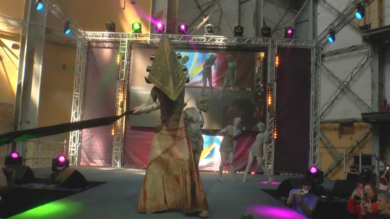 Cosplay медсестры\пирамидоголовый\сандерленд silent hill / epic con 2023 /