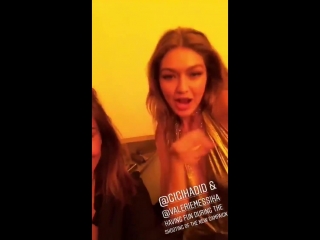 Behind the scenes messikabygigihadid