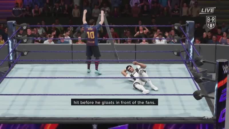 Lionel messi vs cristiano ronaldo in wwe 😂