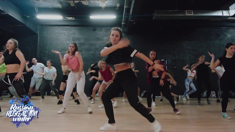 Reggaeton workshop by perelygina lena/ russian reggaeton winter /2017