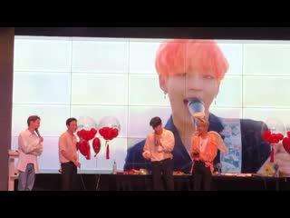 190814 슈피겐홀 팬싸인회 아 빨리 좀 해에에!!!!ㅋㅋㅋㅋㅋㅋㅋㅋ 동생들한테 승질 부리기 더로즈 therose red 우성 도준 하준 재형