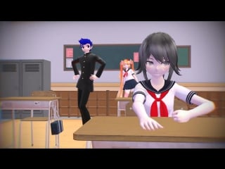 [mmd] яндере симулятор приколы 4!!!