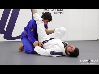 Lucas lepri double under defense variation to omoplata/triangle/ reverse triangle