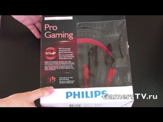 Распакоа ( unboxing ) игровой гарнитуры phillips 8200/10