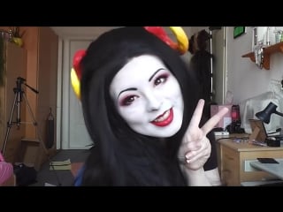 Aradia makeup tutorial (homestuck cosplay)