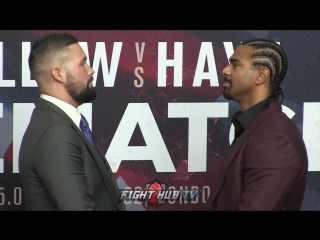 Tony bellew david haye face off