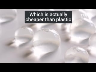 A uk company is creating edible water blobs that it hopes will eradicate the wor