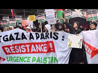 Gaza les parisiens demandent un cessez le feu