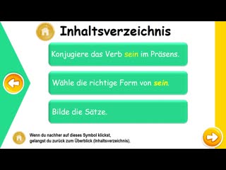 Das verb sein im präsens