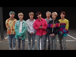 190702 Behind The Scenes Message 'lights/boy With Luv' Release @ Recochoku