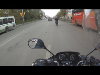 Покатушки yamaha ybr и yamasaki leader 2